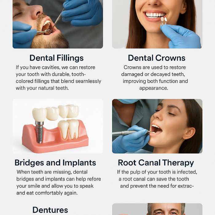 Common Restorative Dentistry Services We Offer