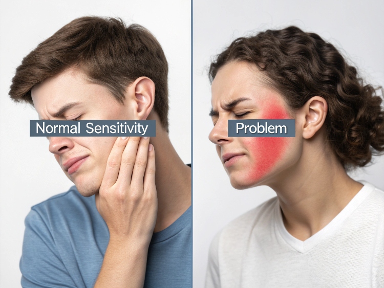 Difference Between Normal Sensitivity and a Problem
