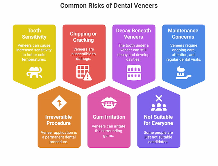 Common Risks of Dental Veneers